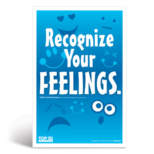 Social-emotional learning poster: Recognize your feelings