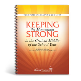 cover of keeping the momentum strong in the critical middle book